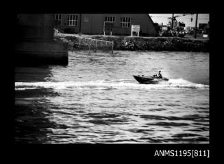 Silverwater Speedboat Club early 1970s, inboard skiff AV9N