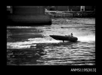 Silverwater Speedboat Club early 1970s, inboard skiff MU92N