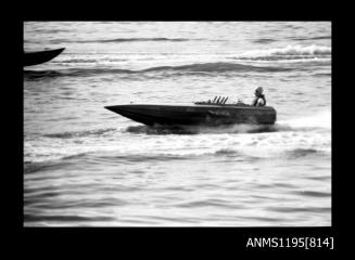 Silverwater Speedboat Club early 1970s, inboard skiff MU92N