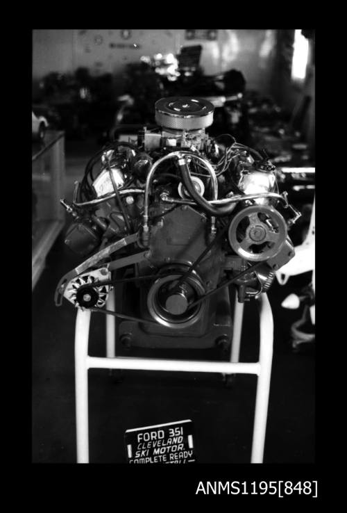 Jim Broadley Engine, Ford Cleveland ski boat V-8 engine