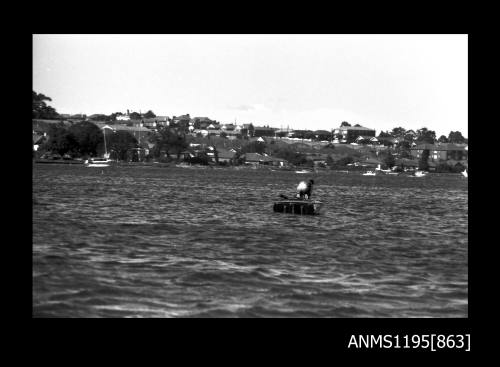 Sydney Hydro Club April 1970, driver having trouble with his hydroplane