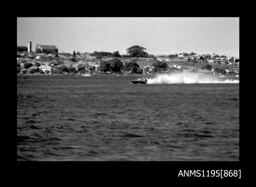 Sydney Hydro Club April 1970, unidentified inboard hydroplane