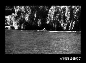 Bridge to Bridge Speedboat Race 1970, unidentified outboard catamaran