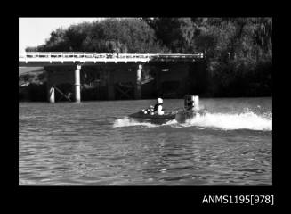 Bridge to Bridge Speedboat Race 1970, unidentified outboard catamaran