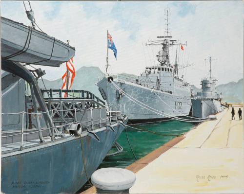 HMAS QUEENBOROUGH, Maizuru Japan, 1961