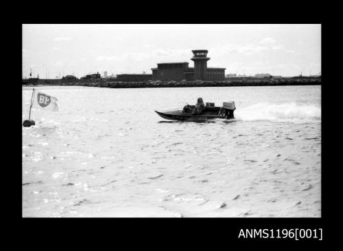 Transparencies depicting speedboat and hydroplane racing