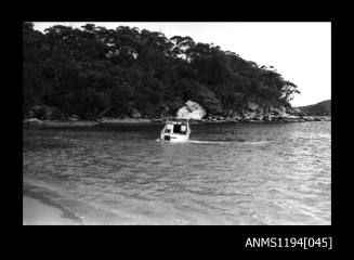 Manly Cove and Store Beach 1973, cruiser VEDETTE J demonstration