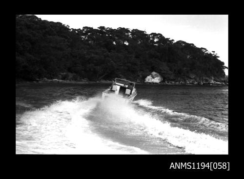 Manly Cove and Store Beach 1973, cruiser VEDETTE J demonstration