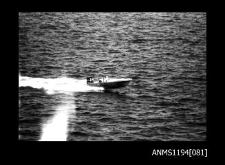 Offshore powerboat racing 1970s, outboard runabout UP TITE