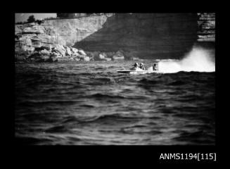 Offshore powerboat racing 1970s, outboard runabout GAI PAULA