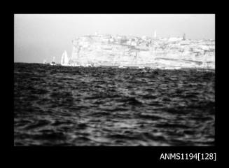 Offshore powerboat racing 1970s, view of South Head