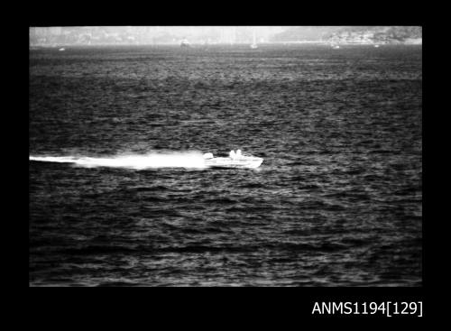 Offshore powerboat racing 1970s, outboard runabout WENDY'S JOY