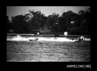 Silverwater S.B.C. Cabarita 1970s, five powerboats including WILD NIPPEr