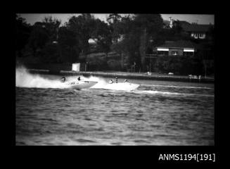 Silverwater S.B.C. Cabarita 1970s, outboard runabouts GOLDPOWER ONE and GOZ UNDA