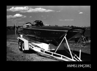 Silverwater S.B.C. Cabarita 1970s, inboard racing skiff RHONDA BABE II