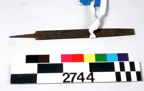 Metal file used by Wee Georgie Robinson