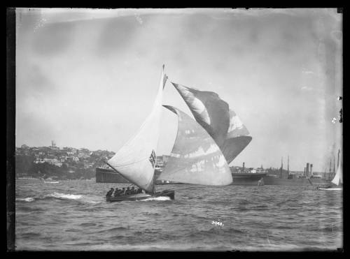 18-footer AUSTRALIA on Queen of the Harbour Day January 1931