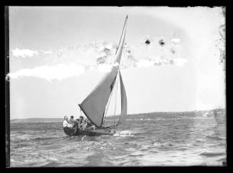 18-footer FURIOUS in the Queen of the Harbour race in January 1931