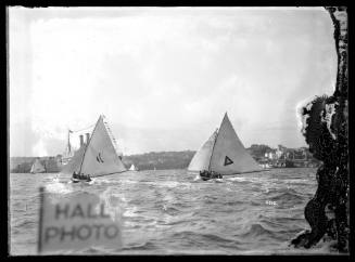  DESDEMONA and FLORRIE II racing on Sydney Harbour