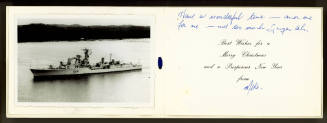 HMAS VOYAGER Christmas card and new year card