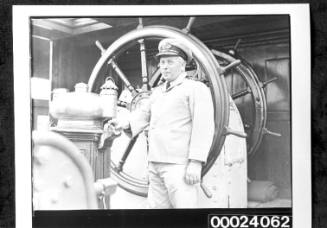 Captain Horace Stanley Collier on board the four-masted barque PAMIR
