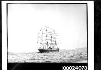 Four-masted barque PAMIR as flagship for Sydney's Anniversary Regatta