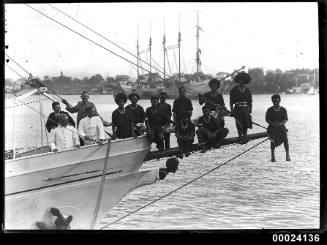 Officers and crew of LAURABADA