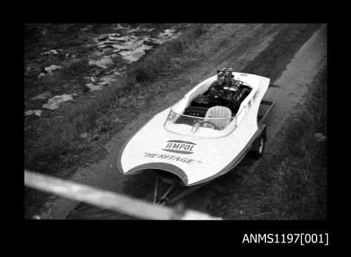 Transparencies depicting speedboat and hydroplane racing