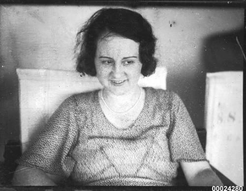 Portrait of a woman possibly on board SS TANDA