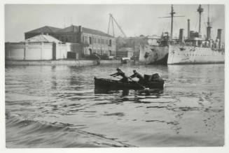 World War I war ships at Garden Island awaiting demolition