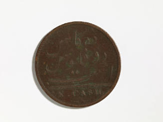 English East India Company, Madras Presidency, X cash, 1808