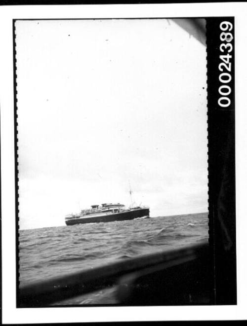 The MARECHAL JOFFRE at sea as seen from the deck of SIRIUS