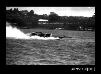 Transparencies depicting speedboat and hydroplane racing