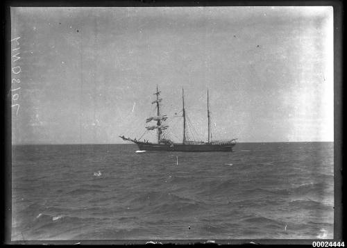 Three-masted barque LINDSTOL at sea