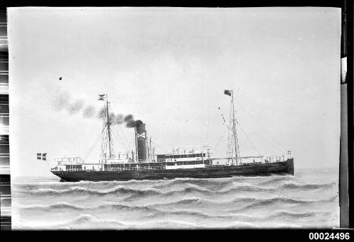 Starboard side of SS PRONTO