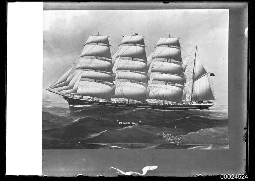 Barque DOWAN HILL at sea