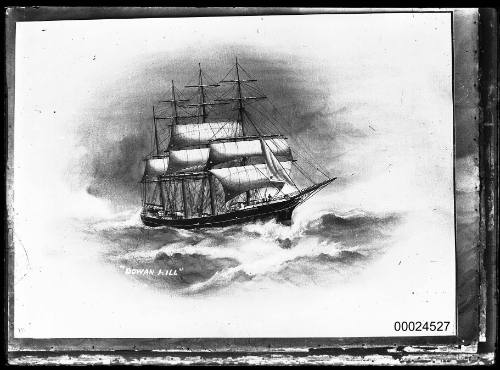 Barque DOWAN HILL at sea