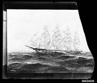 Four-masted full-rigged ship