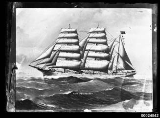 Barque LORD TEMPLETOWN at sea