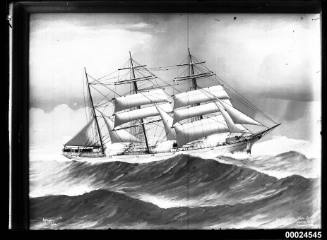 Barque LORD TEMPLETOWN at sea