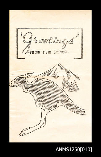 'Greetings' from New Guinea