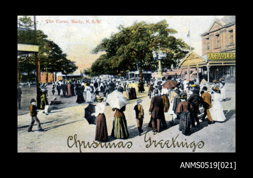 The Corso, Manly, New South Wales, Christmas Greetings