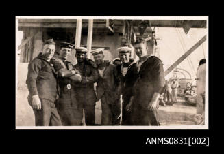 Group of sailors on the deck of a vessel