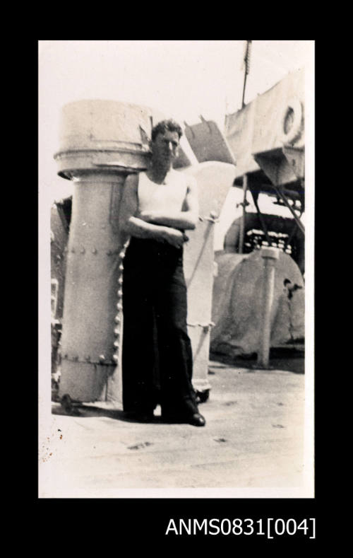 Sailor on the deck of a vessel