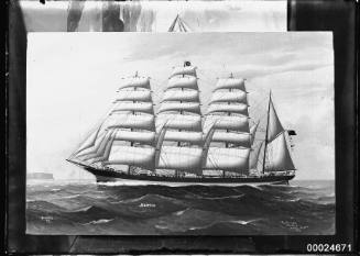 HOWTH four masted barque at sea