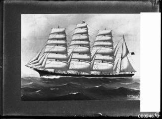 HOWTH four masted barque at sea