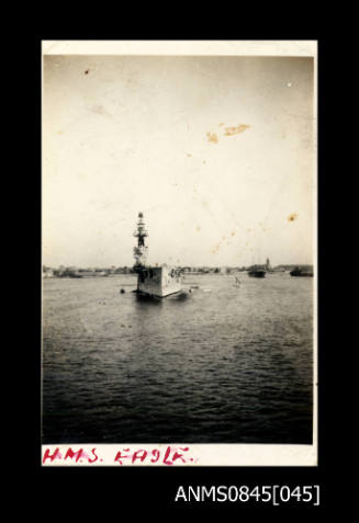 HMS EAGLE at sea