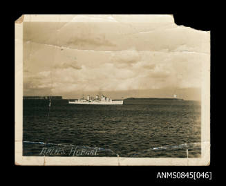 HMAS HOBART at sea