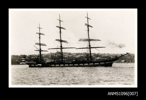 TAMAR at anchor