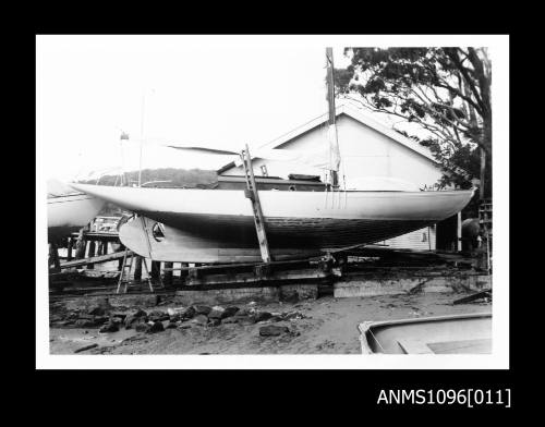 Centre board sloop WINDWARD at Church Point slips